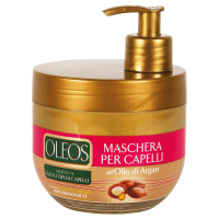 Маска для волос с аргановым маслом OLEOS MASCHERA CAPELLI OLIO DI ARGAN VASO 400 ML 