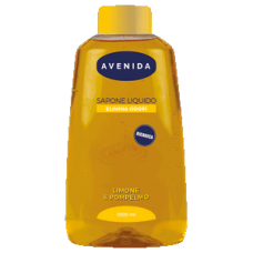 Рідке мило для усунення запахів 1000 мл AVENIDA SAPONE LIQUIDO 1000 ML ELIMINA ODORI LIMONE E POMPELMO Рідке мило для усунення запахів 1000 мл AVENIDA SAPONE LIQUIDO 1000 ML ELIMINA ODORI LIMONE E POMPELMO