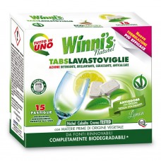 Гипоалергенные таблетки для посудомоечной машины Winni's Tabs Lavastoviglie 15 штук